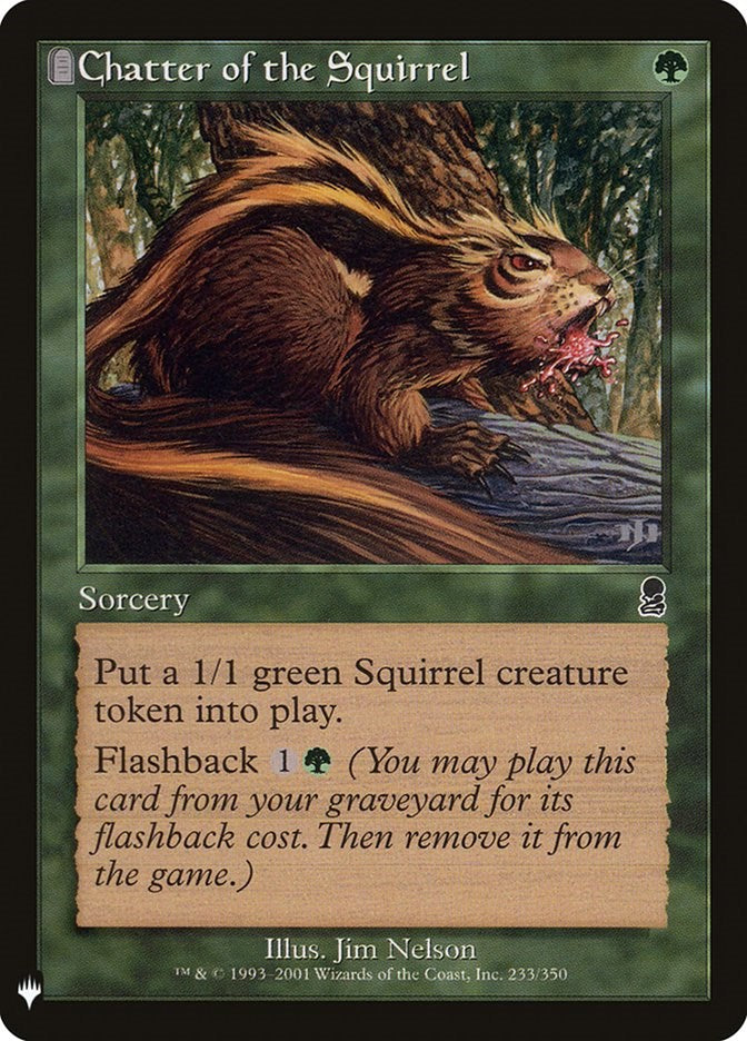 Chatter of the Squirrel [LIST - 233]