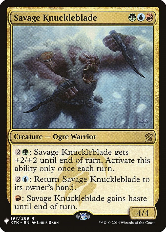 Savage Knuckleblade [LIST - 197]