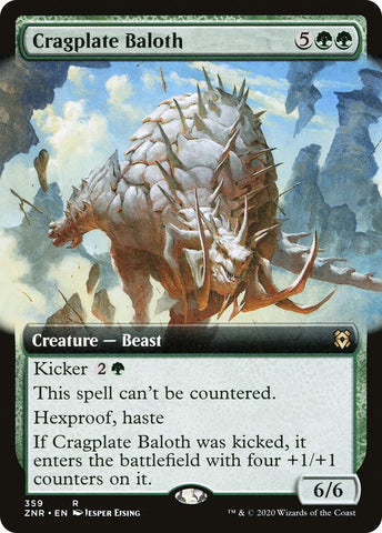 Cragplate Baloth (Extended Art) [ZNR - 359]