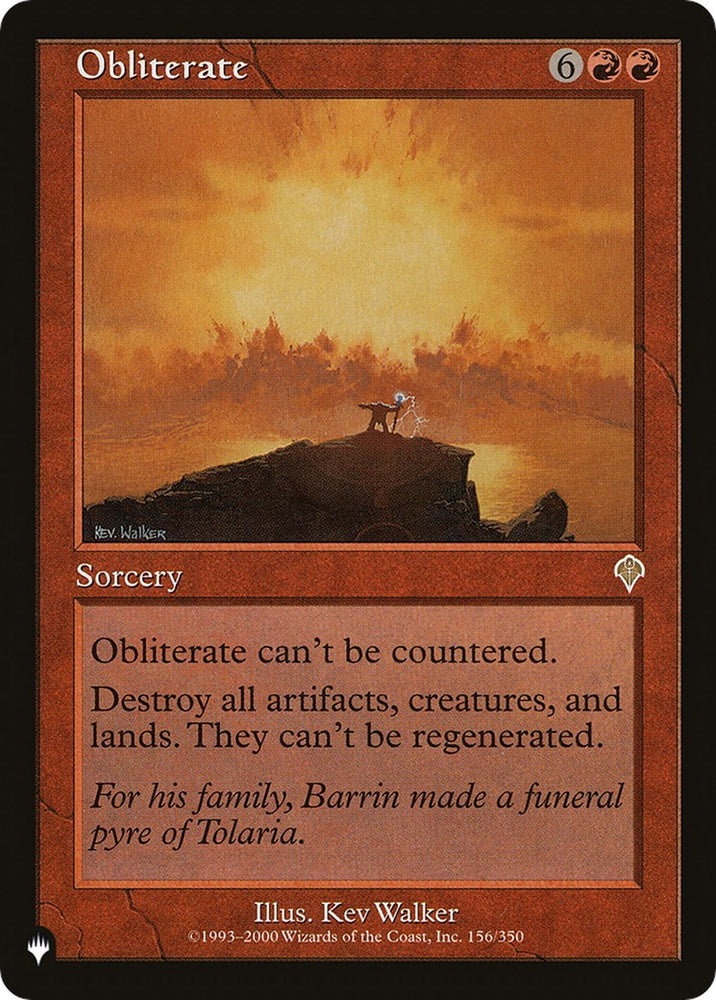 Obliterate [LIST - 156/350]