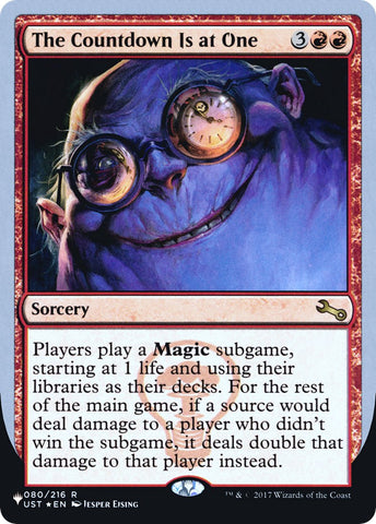 The Countdown Is at One [LIST - 080/216]