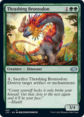 Thrashing Brontodon [J22 - 92]