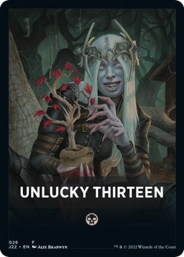Unlucky Thirteen Theme Card [J22 - 26]