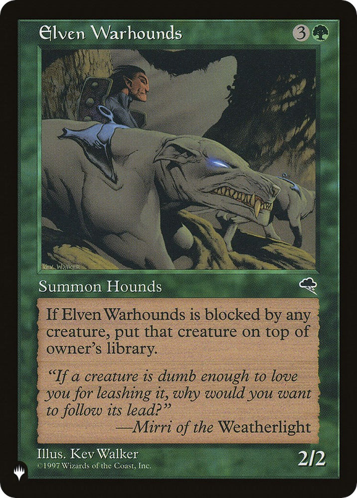 Elven Warhounds [LIST - N/A]