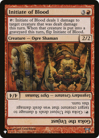 Initiate of Blood // Goka the Unjust [LIST - 173/306]