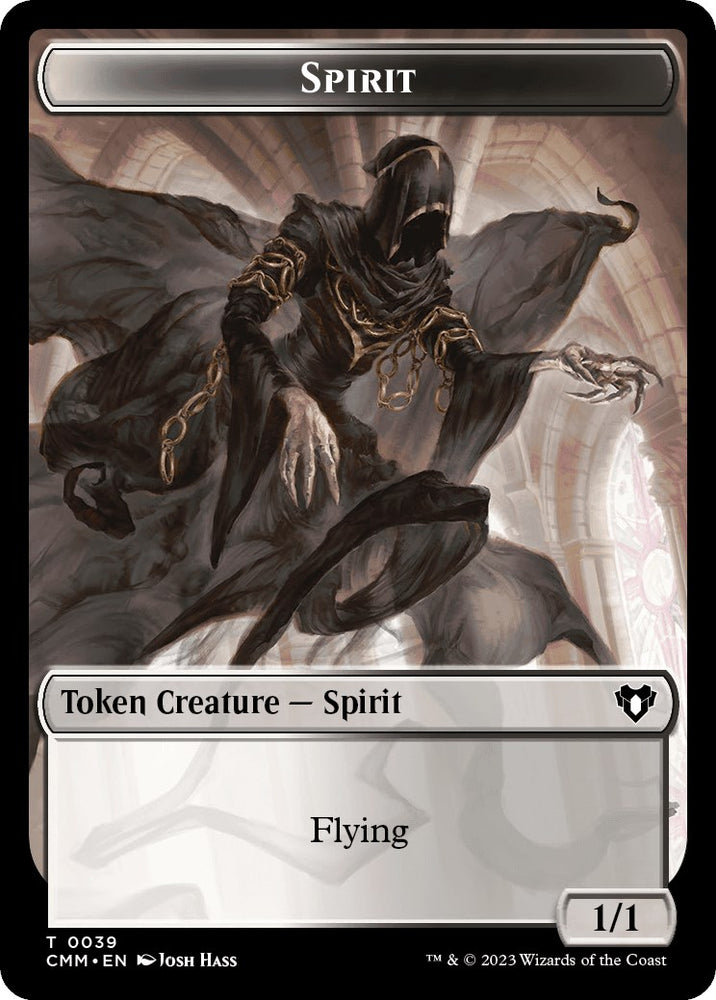 Spirit (0039) // Elemental (0025) Double-Sided Token [CMM - 39 // 25]