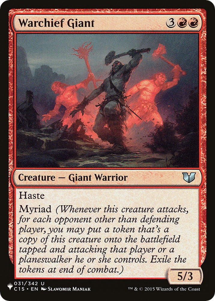 Warchief Giant [LIST - 031/342]