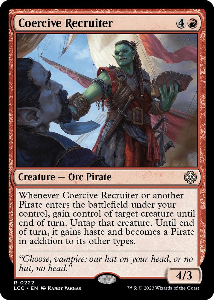 Coercive Recruiter [LCC - 222]