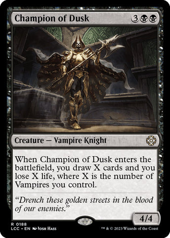 Champion of Dusk [LCC - 188]