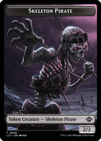 Skeleton Pirate Token [LCI - 8]