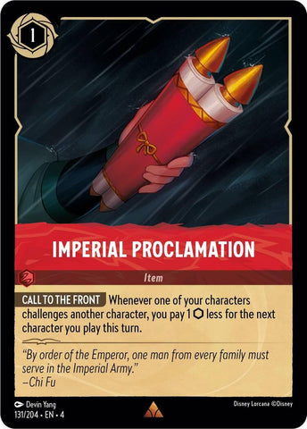 Imperial Proclamation [4 - 131/204]