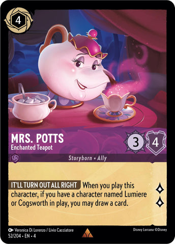 Mrs. Potts - Enchanted Teapot [4 - 52/204]