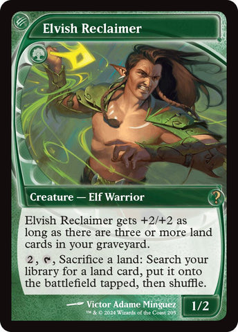 Elvish Reclaimer (Future Sight) [MB2 - 205]