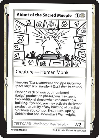 Abbot of the Sacred Meeple [MB2PC - N/A]