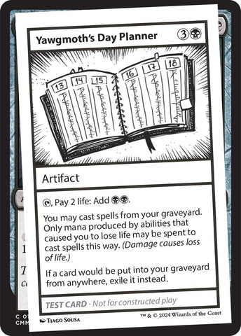 Yawgmoth's Day Planner [MB2PC - N/A]