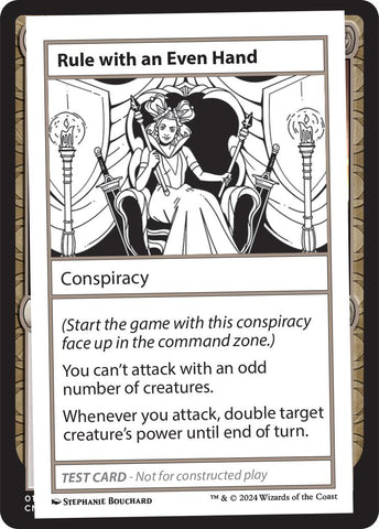 Rule with an Even Hand [MB2PC - N/A]
