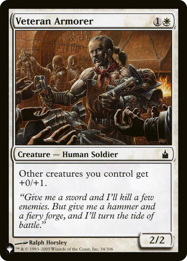 Veteran Armorer [LIST - 34/306]