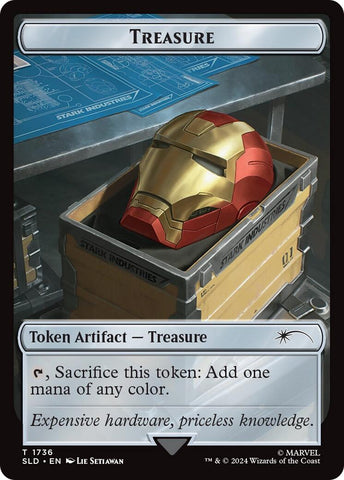 Treasure Token (1736) (Rainbow Foil) [SLD - 1736]