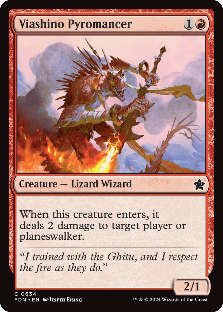 Viashino Pyromancer [FDN - 634]
