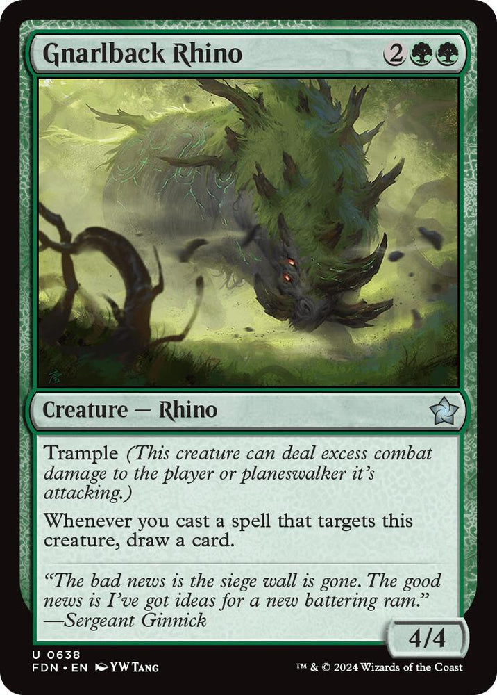 Gnarlback Rhino [FDN - 638]