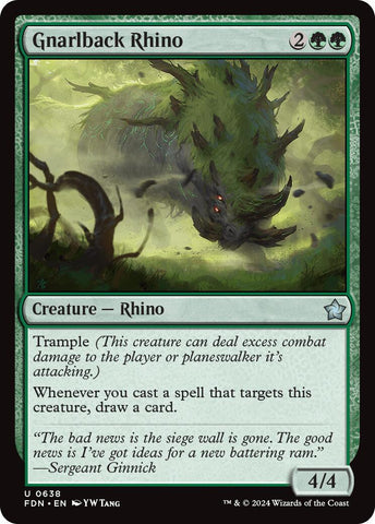 Gnarlback Rhino [FDN - 638]