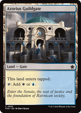 Azorius Guildgate [FDN - 683]
