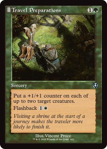 Travel Preparations (Retro Frame) [INR - 421]