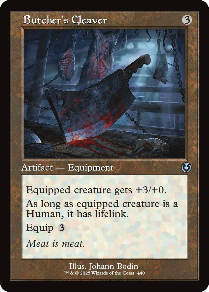 Butcher's Cleaver (Retro Frame) [INR - 440]