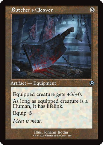 Butcher's Cleaver (Retro Frame) [INR - 440]