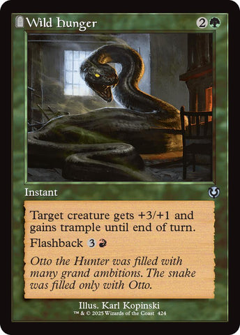 Wild Hunger (Retro Frame) [INR - 424]