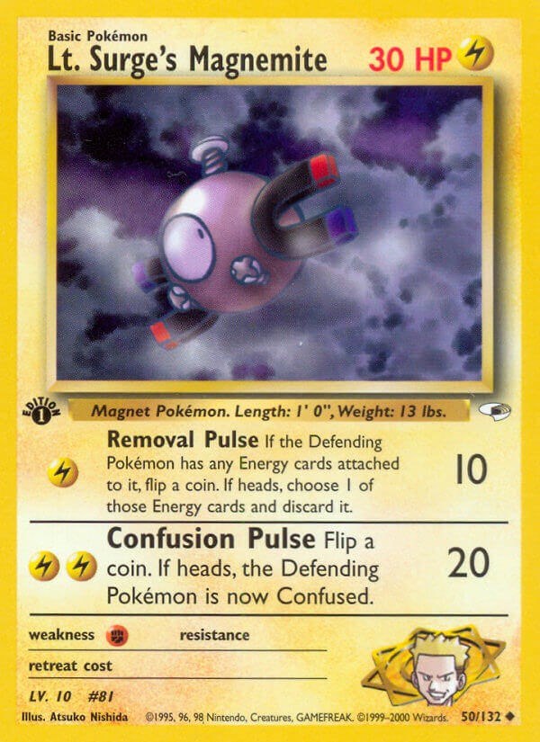 Lt. Surge's Magnemite (50) [G1 - 050/132]